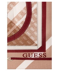 GUESS YVONNE LOGO Scarf ginger logo - Scarves - 2
