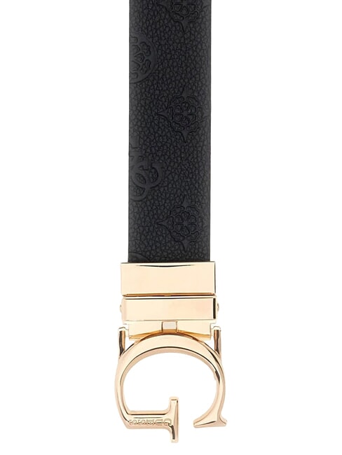 JENA Double-sided belt black logo/bone logo - Belts