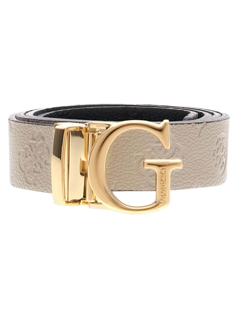 JENA Double-sided belt black logo/bone logo - Belts