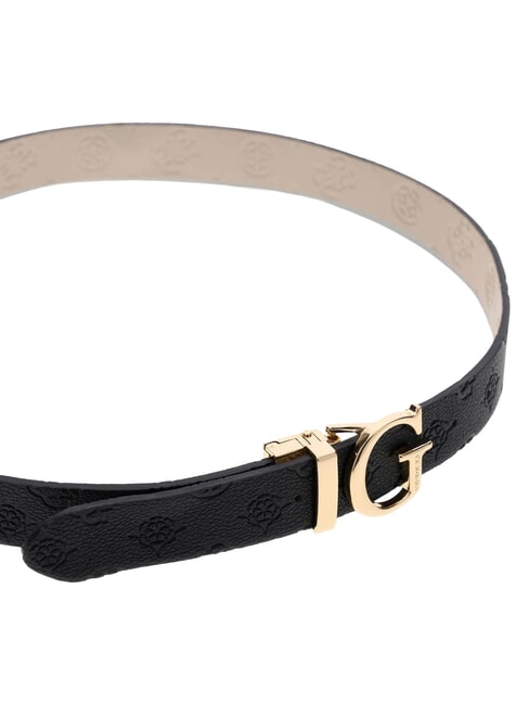 JENA Double-sided belt black logo/bone logo - Belts