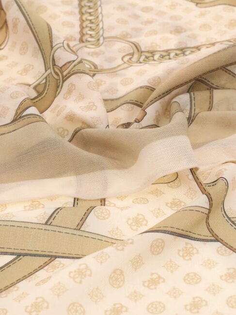 PRINTED Scarf with logo bone - Scarves