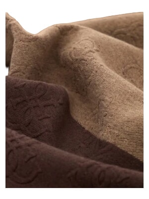 BASIC Scarf with fringes brown multi - Scarves