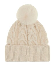 GUESS KNITTED Hat with pom poms - Hats