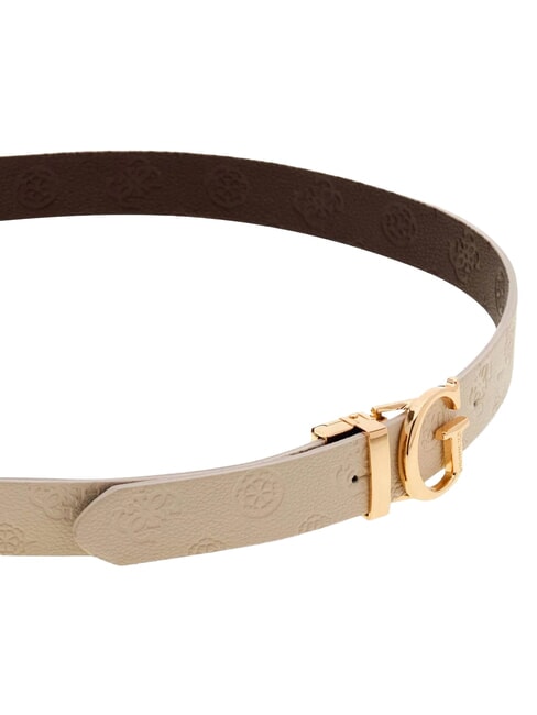JENA Double-sided belt bone logo/brown logo - Belts