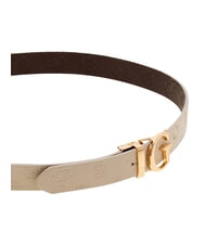 GUESS JENA Double-sided belt bone logo/brown logo - Belts - 4