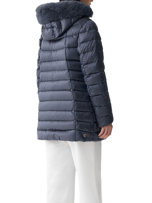 DELUXE Down jacket with hood dark deep - Women's down jackets