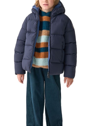 MINDSET Down jacket with hood navy blue-dark blue - Baby Jackets