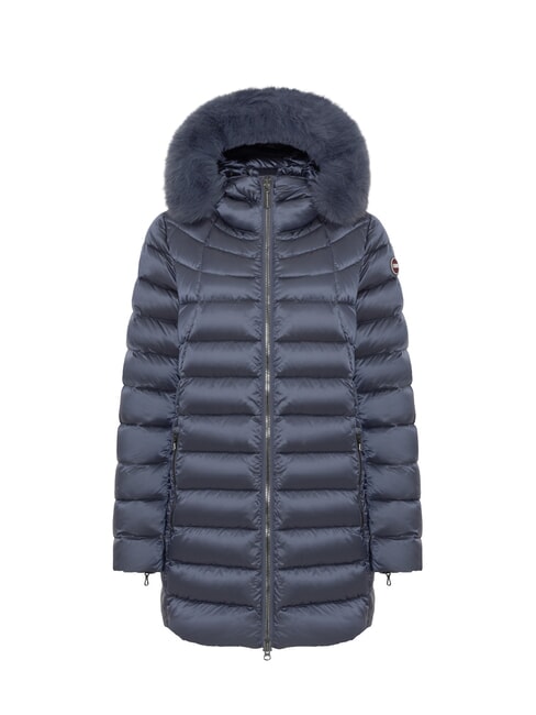 DELUXE Down jacket with hood dark deep - Women's down jackets