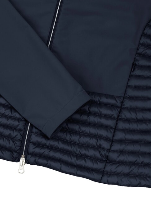 ARKELL Lightweight down jacket with hood navy blue - Women's down jackets