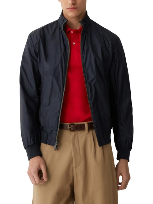 FIBERS Reversible jacket botanical navy blue - Men's Jackets