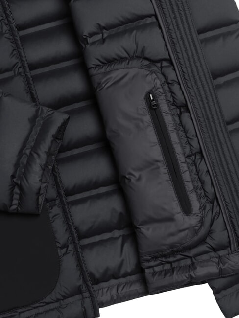 DURABILITY Down jacket with hood black - Men's down jackets