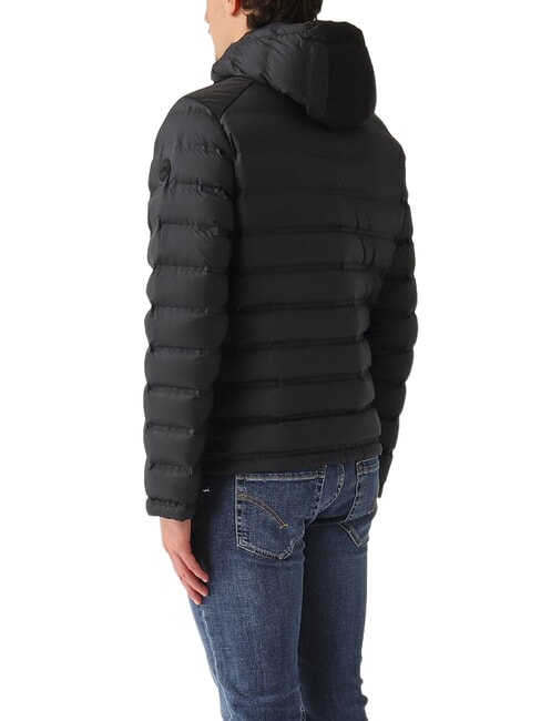 DURABILITY Down jacket with hood black - Men's down jackets