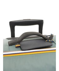KWAY BLOSSAC  Waterproof Hand Luggage Trolley green balsam-black p - Hand luggage - 4