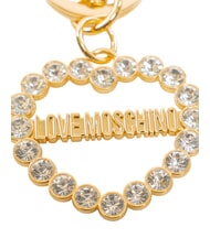 LOVE MOSCHINO LOGO Jewel keychain gold - Key holders - 2