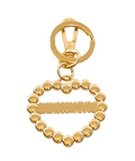 LOVE MOSCHINO LOGO Jewel keychain gold - Key holders - 3