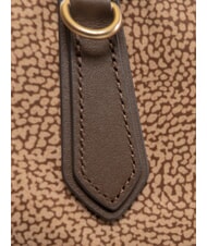 BORBONESE B-ESCAPE Handbag with shoulder strap beige/chestnut - Women&rsquo;s Bags - 4