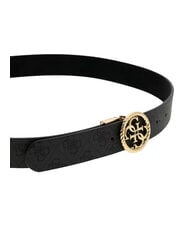 GUESS CLASSIC Reversible and adjustable belt vikky large roo coalog tote bag - Belts - 5