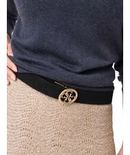GUESS CLASSIC Reversible and adjustable belt vikky large roo coalog tote bag - Belts - 6