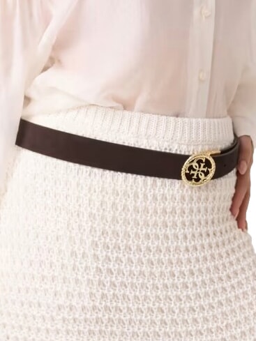 CLASSIC Reversible and adjustable belt MILK LOGO - Belts