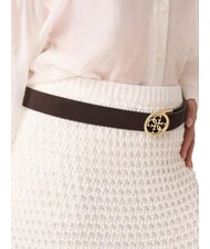 GUESS CLASSIC Reversible and adjustable belt MILK LOGO - Belts - 2