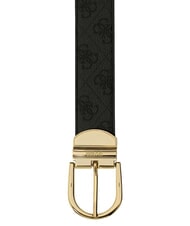 GUESS YVONNE LOGO Reversible belt vikky large roo coalog tote bag - Belts - 3