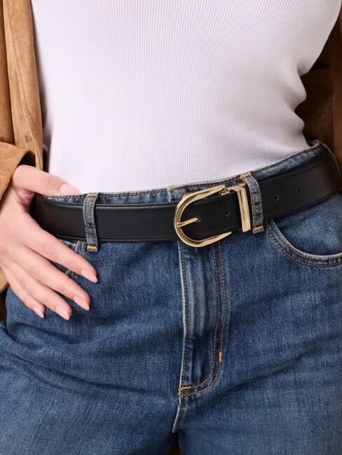 YVONNE LOGO Reversible belt vikky large roo coalog tote bag - Belts