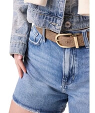 GUESS YVONNE LOGO Reversible belt MILK LOGO - Belts - 5