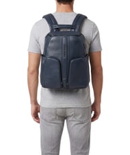 PIQUADRO W143 15.6" laptop backpack blue - Backpacks & School and Leisure - 5