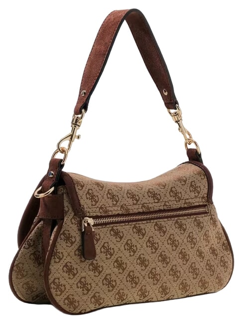 SAMANTHA Shoulder bag, with shoulder strap latte logo / brown - Women&rsquo;s Bags
