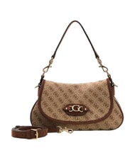 GUESS SAMANTHA Shoulder bag, with shoulder strap latte logo / brown - Women&rsquo;s Bags - 3
