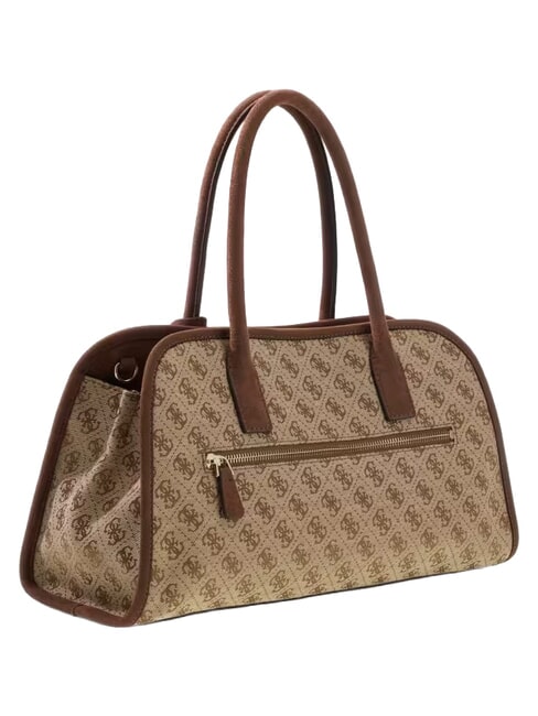 SAMANTHA Handbag, with shoulder strap latte logo / brown - Women&rsquo;s Bags