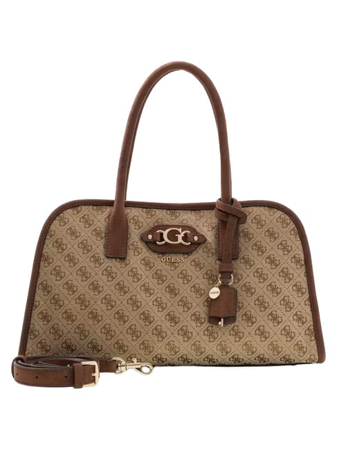 SAMANTHA Handbag, with shoulder strap latte logo / brown - Women&rsquo;s Bags
