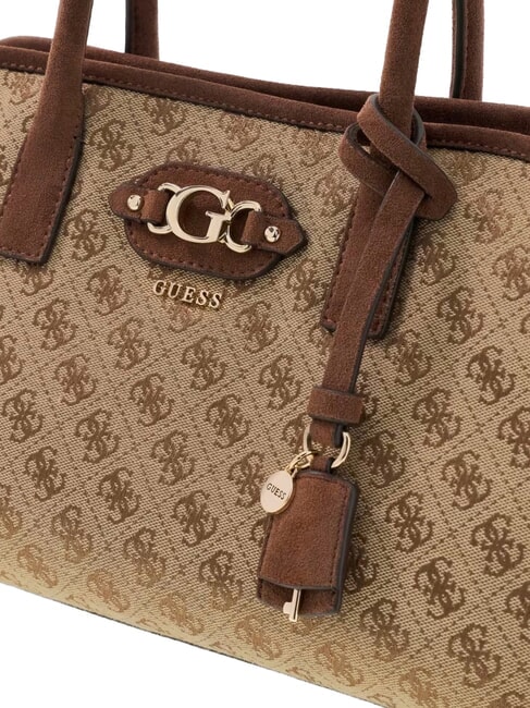 SAMANTHA Handbag, with shoulder strap latte logo / brown - Women&rsquo;s Bags