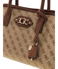 GUESS SAMANTHA Handbag, with shoulder strap latte logo / brown - Women&rsquo;s Bags - 5