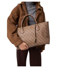 GUESS MARISSA Handbag with shoulder strap MILK LOGO - Women&rsquo;s Bags - 7