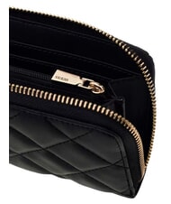 GUESS JULIET Medium zip-around wallet BLACK - Women&rsquo;s Wallets - 4