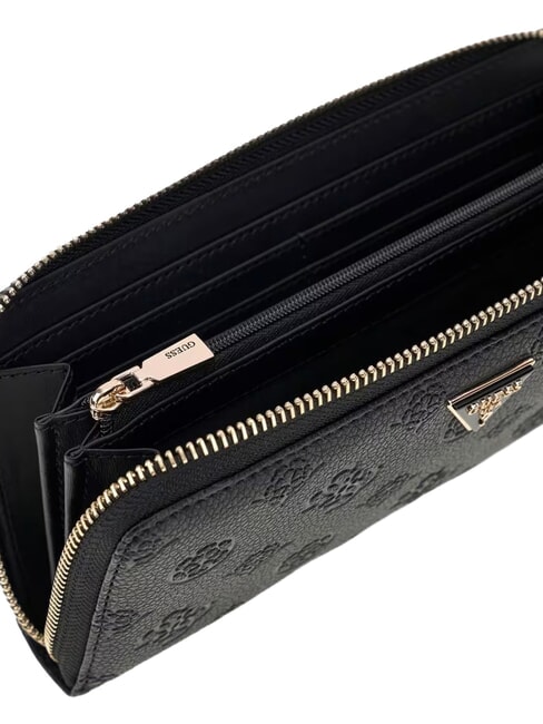 BLAKE Large zip-around wallet black logo - Women&rsquo;s Wallets