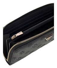GUESS BLAKE Large zip-around wallet black logo - Women&rsquo;s Wallets - 4