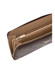 GUESS BLAKE Large zip-around wallet brown - Women&rsquo;s Wallets - 4