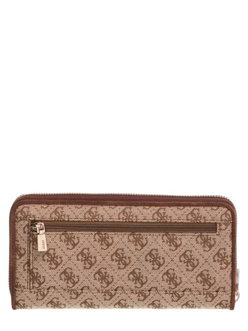 SAMANTHA Large zip-around wallet latte logo / brown - Women&rsquo;s Wallets