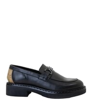ALVIERO MARTINI PRIMA CLASSE GEO Leather moccasins Black - Women&rsquo;s shoes - 2