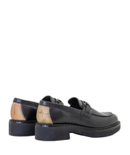 ALVIERO MARTINI PRIMA CLASSE GEO Leather moccasins Black - Women&rsquo;s shoes - 3