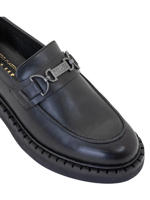 GEO Leather moccasins Black - Women&rsquo;s shoes