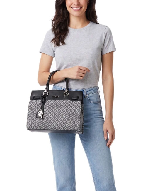 MANHATTAN Handbag, with shoulder strap denim gray - Women&rsquo;s Bags