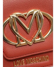 LOVE MOSCHINO OVAL FRIEZE Mini shoulder bag rust - Women&rsquo;s Bags - 4