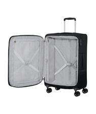 SAMSONITE BASE BOOST Medium trolley, expandable BLACK - Semi-rigid Trolley Cases - 2