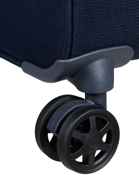 BASE BOOST Medium trolley, expandable blu navy - Semi-rigid Trolley Cases