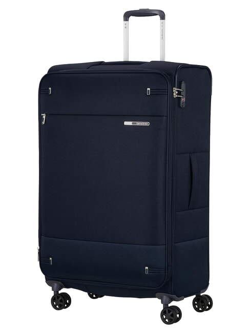 BASE BOOST Large, expandable trolley blu navy - Semi-rigid Trolley Cases