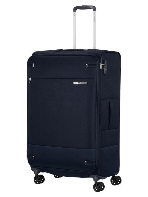 BASE BOOST Large, expandable trolley blu navy - Semi-rigid Trolley Cases