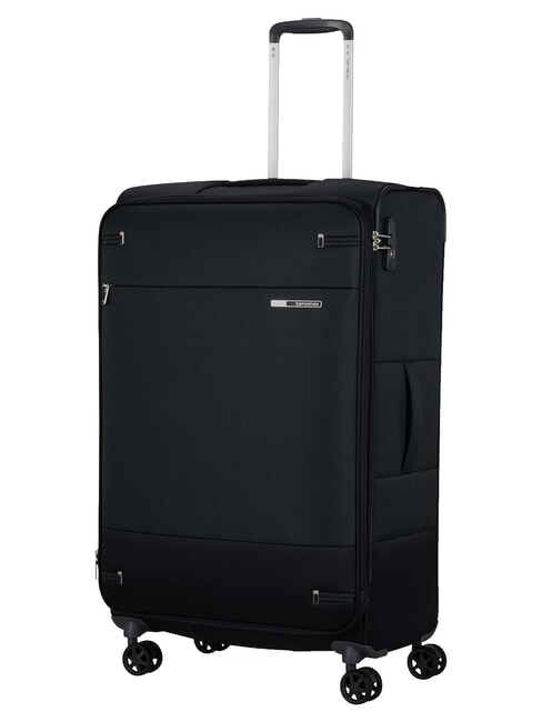 BASE BOOST Large, expandable trolley BLACK - Semi-rigid Trolley Cases